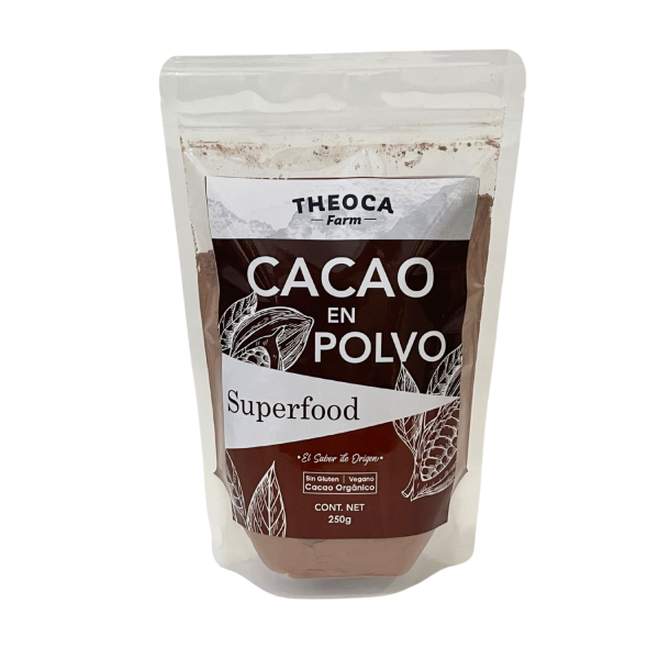 CACAO EN POLVO ORGANICO 250G THEOCA