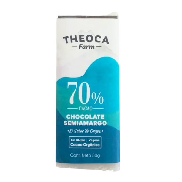 CHOCOLATE THEOCA 50G  70% SEMIAMARGO