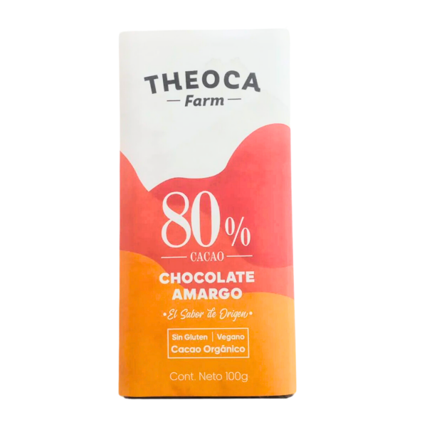 CHOCOLATE THEOCA 50 G  80% AMARGO