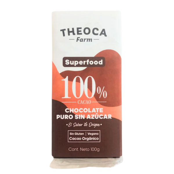 CHOCOLATE THEOCA 50G 100% SIN AZUCAR