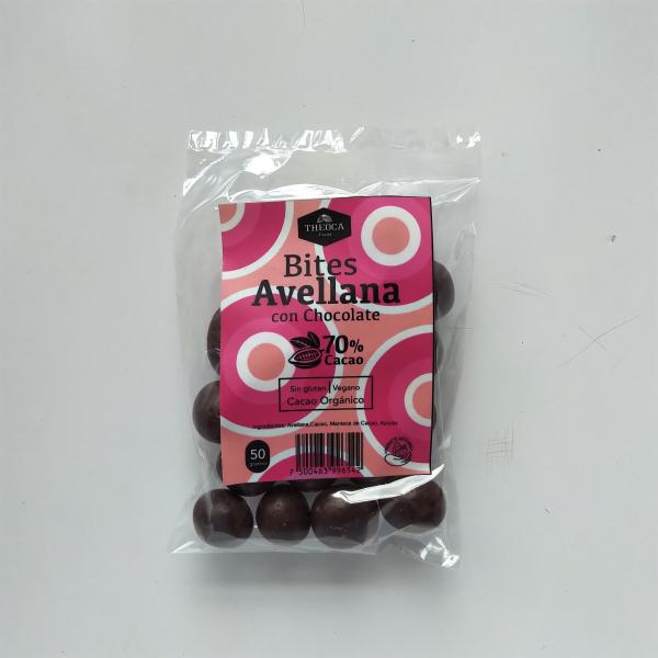 BITES THEOCA AVELLANA CHOCOLATE 70% 50G