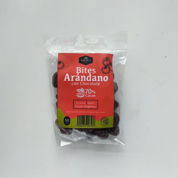 BITES THEOCA ARANDANOS CHOCOLATE 70% 50G