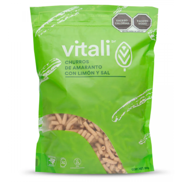 CHURROS AMARANTO C/LIMON VITALI 500G